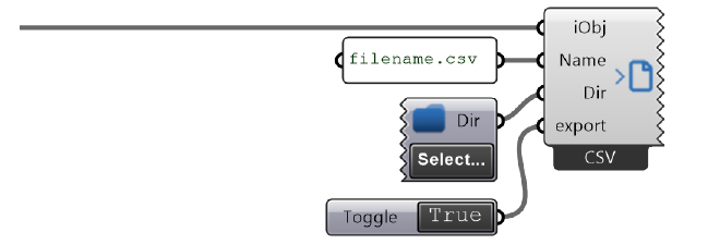 Export component